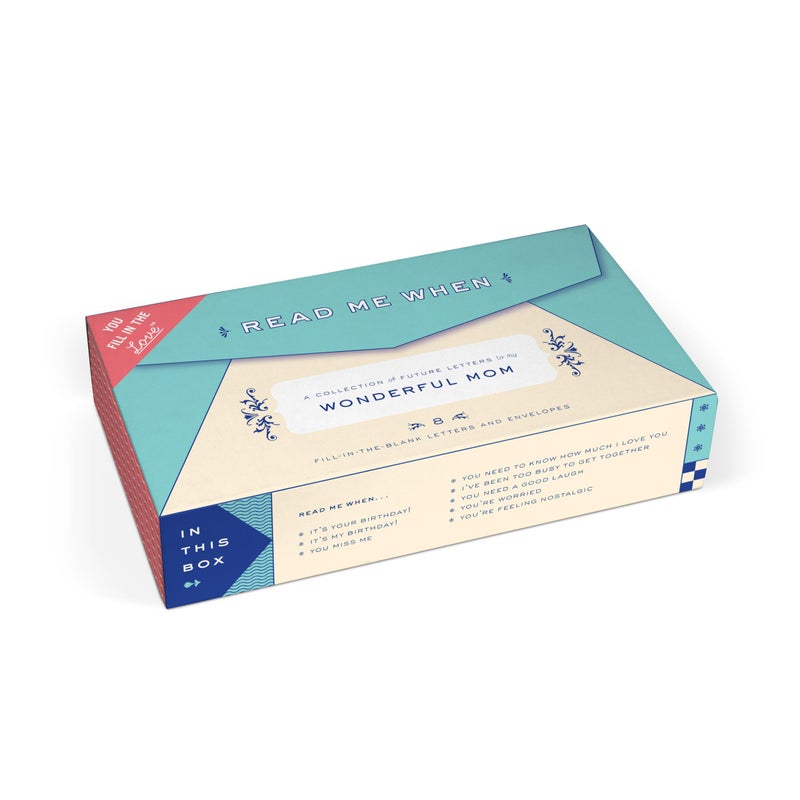 Knock Knock Read Me Whenâ€¦ Letters for My Wonderful Mom: A Box of Fill-In-The-Blank Letters to Mom - Image 1